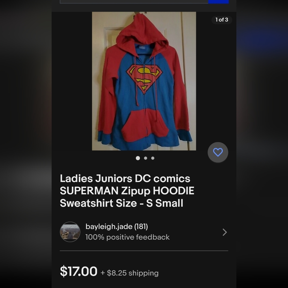 XL Superman sweter